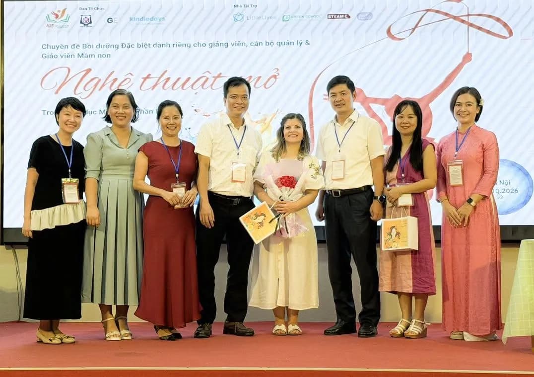 Successfully Organised the Open Art Workshop with a Kindiedays expert from Finland to Vietnam