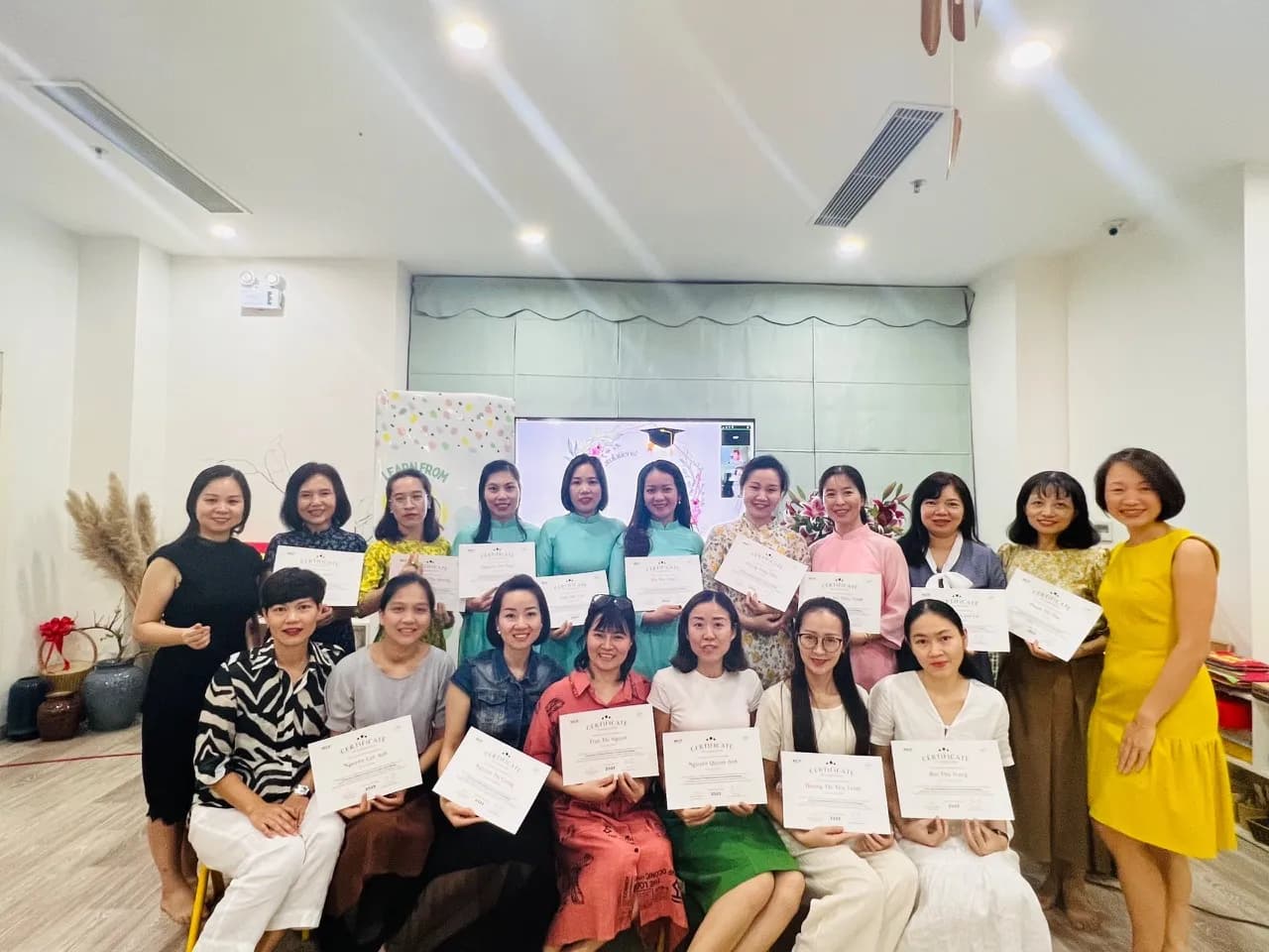 Teachers at a training on Finnish early childhood education in Vietnam