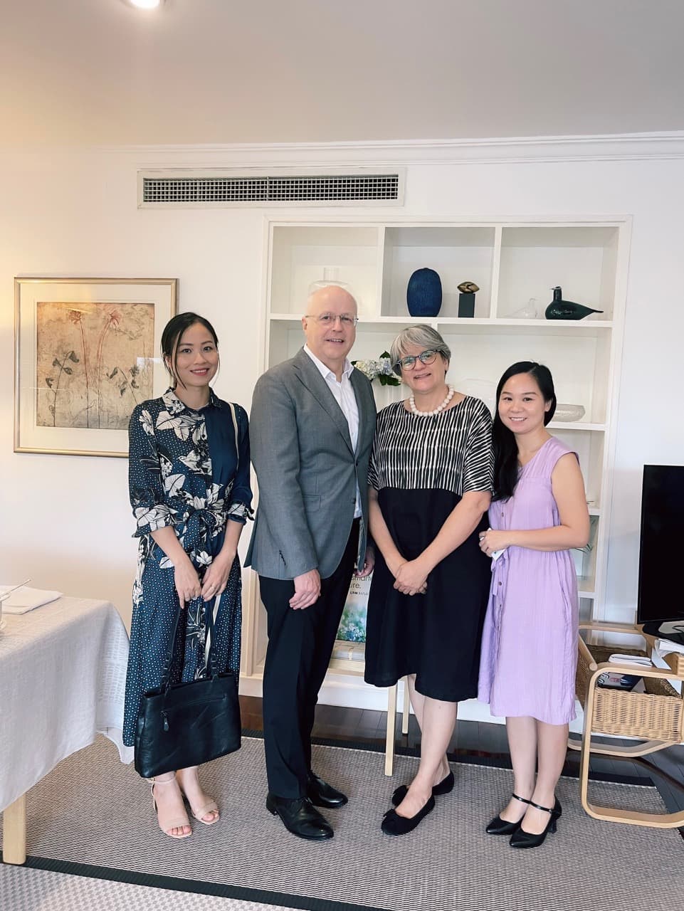 Meeting with Ambassador in Vietnam