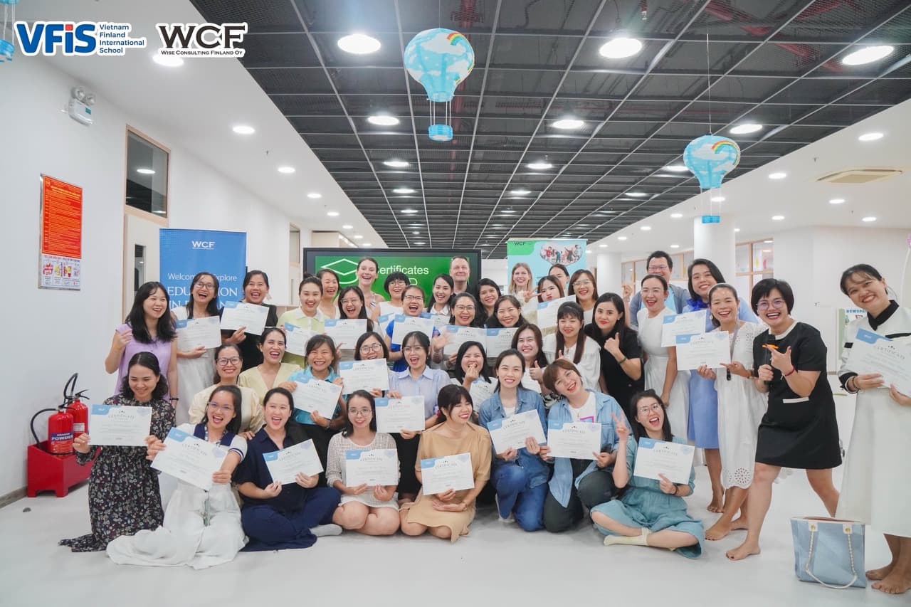 2023: Organized an Offline Training on Success Secrets of Finnish Early Childhood Education in Ho Chi Minh city