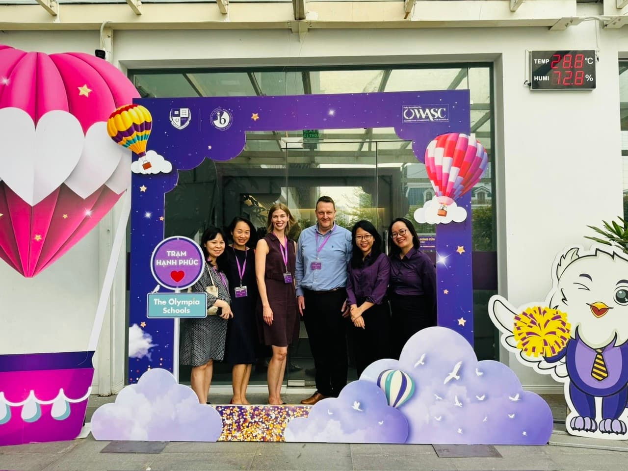 Visit to Olympia School